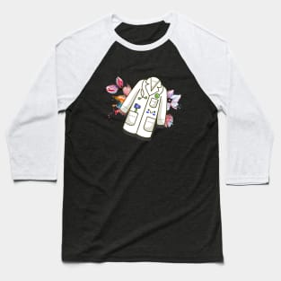 Lab Coat And Flowers Baseball T-Shirt